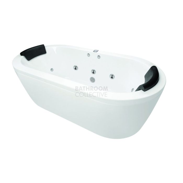 Decina - Mintori Contour 1790mm Freestanding Acrylic Spa Bath 14 Jets