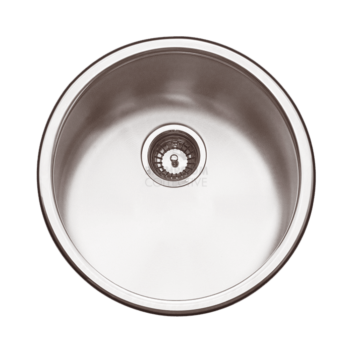 Abey -  The Yarra PR6 Inset Round Circle 450mm Stainless Steel Sink