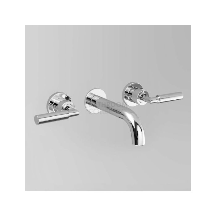 Astra Walker - Icon + Lever Wall Basin Tap Set 150mm CHROME A67.05.LH.FC