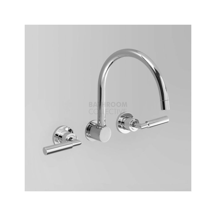 Astra Walker - Icon + Lever Wall Bath Tap Set CHROME A67.28.LH