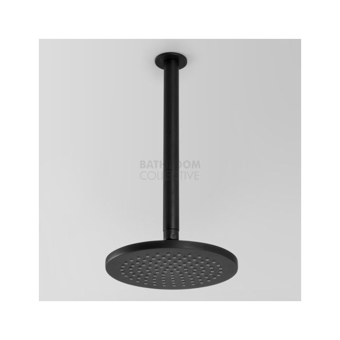 Astra Walker - Icon Ceiling Mounted 200mm Shower Rose and Arm A69.11.AC.200MATTE-BLACK