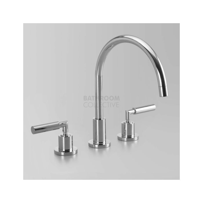 Astra Walker - Icon + Lever Hob Kitchen Sink Tap Set 200mm CHROME A67.07.V9.LH.FC