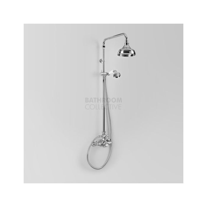 Astra Walker - Olde English Signature Exposed Mixer Shower Set with Handshower CHROME A50.13.V3