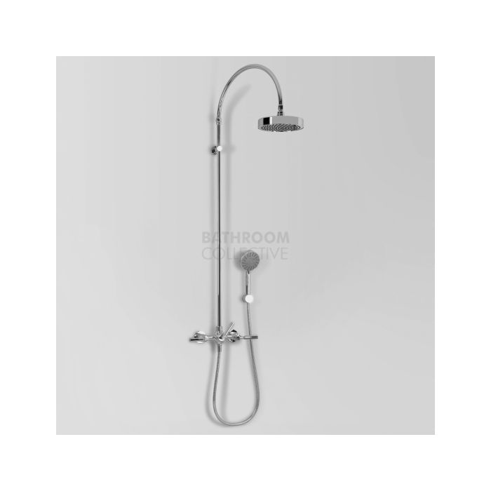 Astra Walker - Icon + Lever Exposed Twin Shower & Tap Set with Handshower CHROME A67.25.V2.LH
