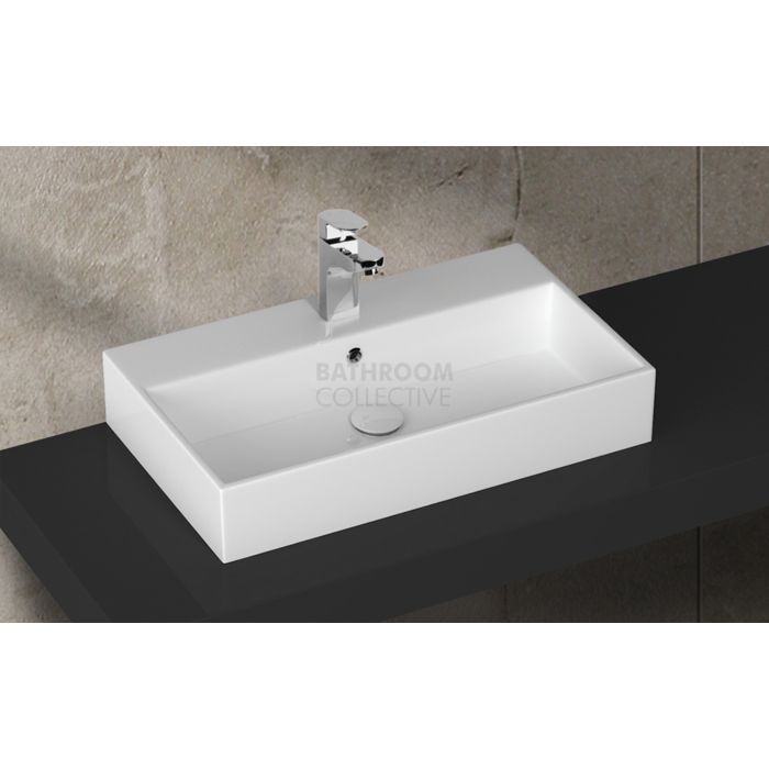 Paco Jaanson - Isvea Purity 710mm Wall / Bench Mounted Basin 1TH Gloss White