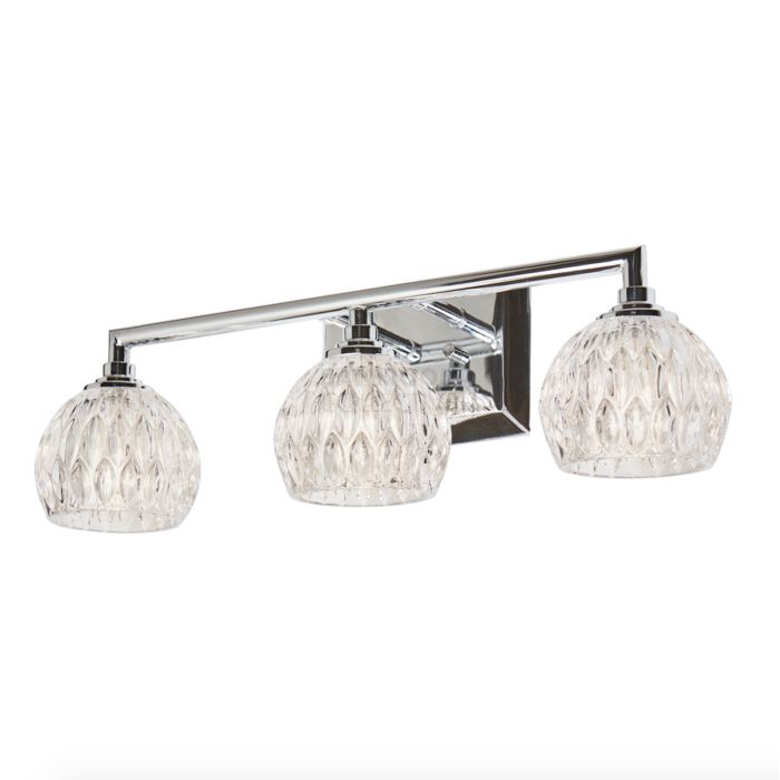 Elstead - Serena 3 Light Traditional Bathroom Above Mirror Light in Polished Chrome