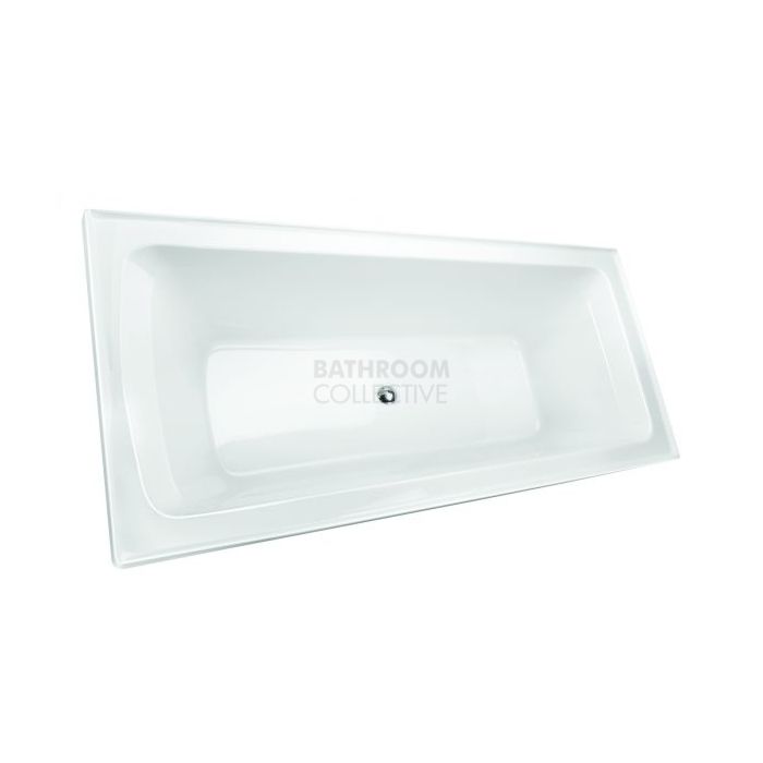 Decina - San Diego 1790mm Drop In Rectangle Bath with Tile Bead Lucite Acrylic