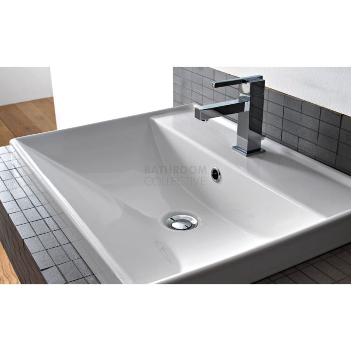 Paco Jaanson - Scarabeo ML 600mm Wall Hung or Bench Basin 1th GLOSS WHITE