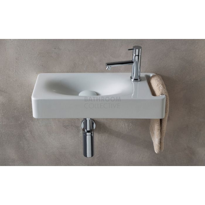 Paco Jaanson - Scarabeo 600mm Wall Hung Basin 1th GLOSS WHITE