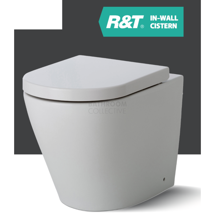Fienza - Lambada Floor Pan Toilet + R&T In Wall Cistern (S Trap 110mm)