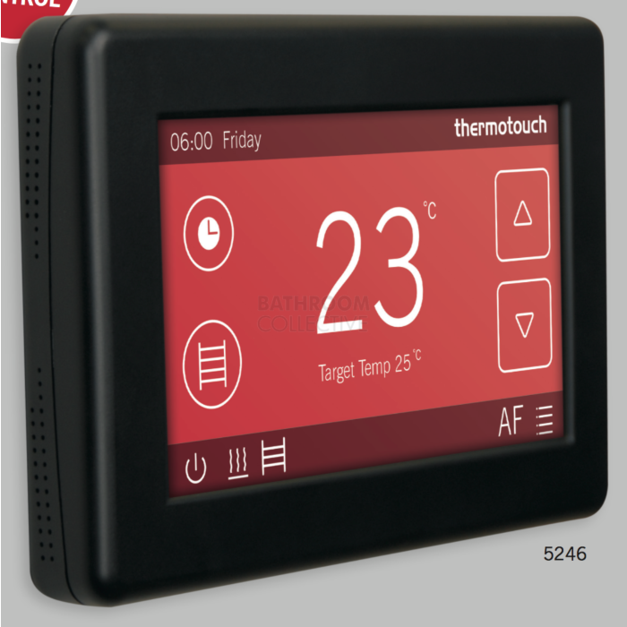 Thermorail - Thermotouch Duel Timer 4.3dC BLACK
