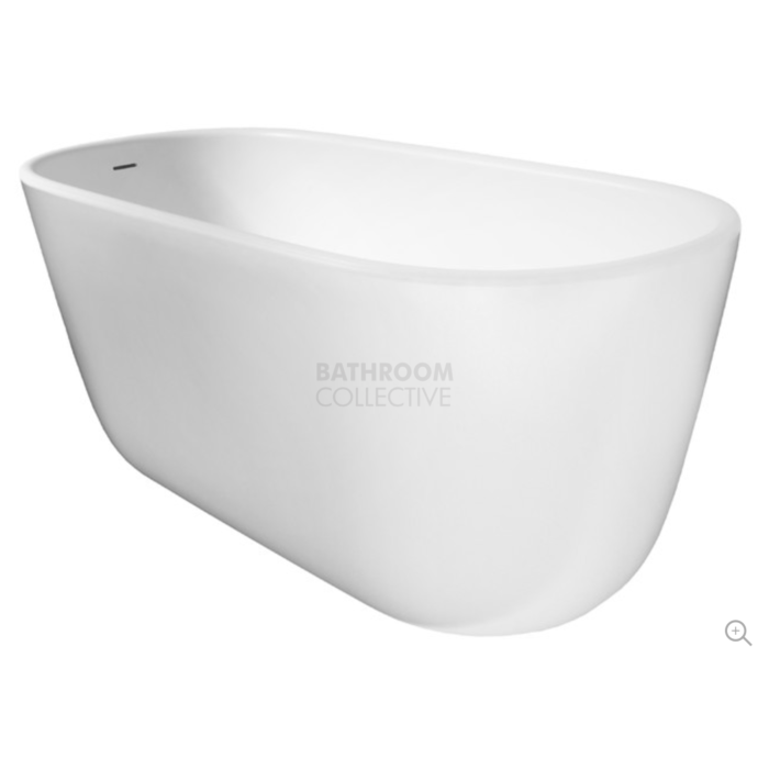 Faucet Strommen - Freestanding Silkstone Monz Apartment Bath 1400mm SATIN WHITE 30809-33