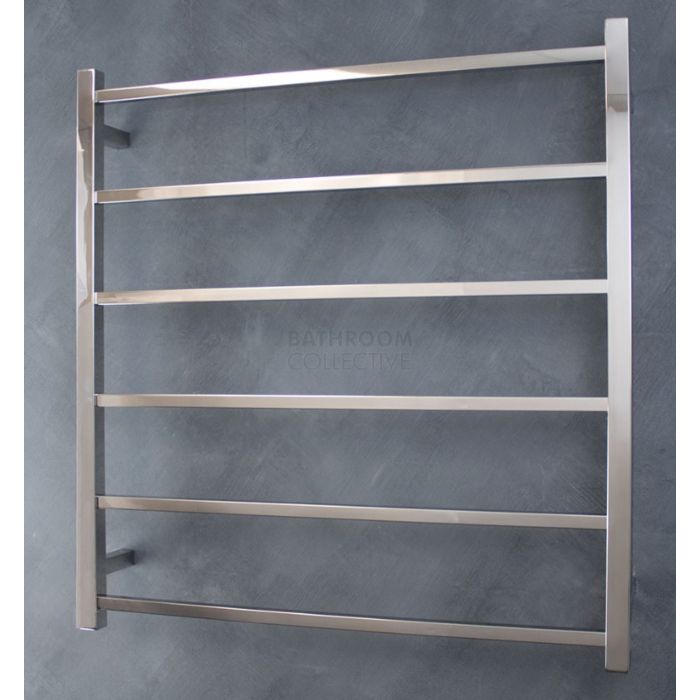 Radiant - Square 6 Bar Towel Ladder 830H x 800W POLISHED STAINLESS