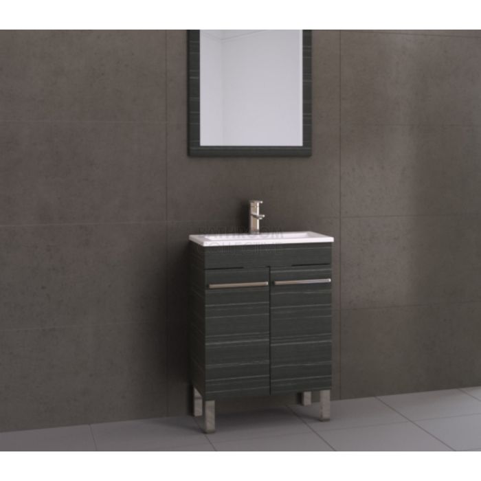 Timberline - Ensuite 600mm On Leg Narrow Vanity with Acrylic Top