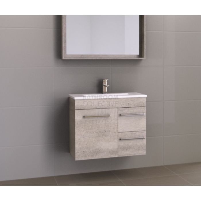 Timberline - Ensuite 750mm Wall Hung Narrow Vanity with Acrylic Top