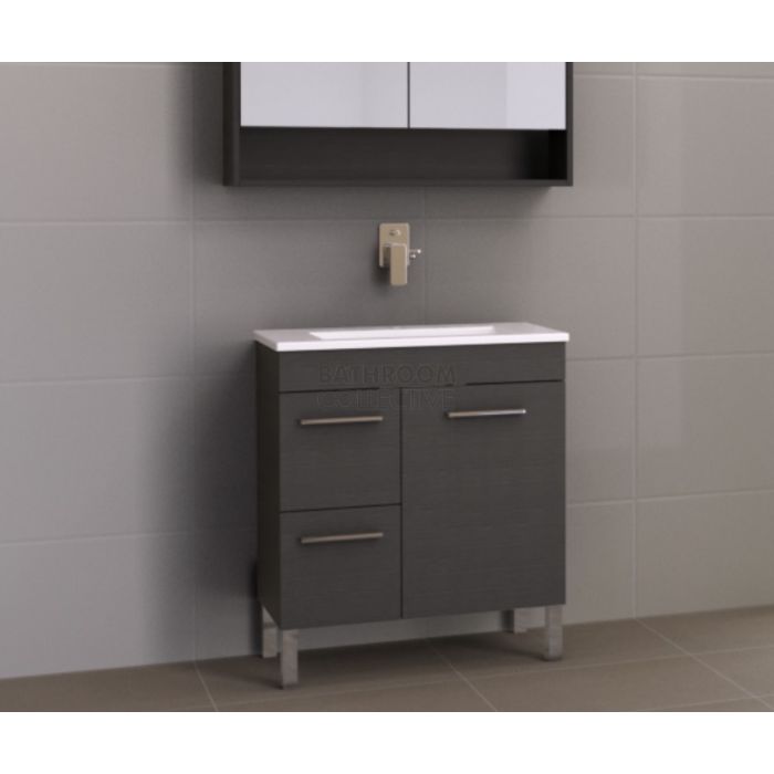 Timberline - Ensuite 750mm On Leg Narrow Vanity with Acrylic Top