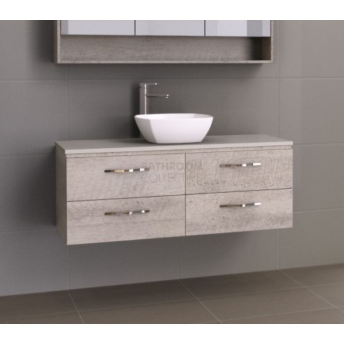 Timberline - Ashton 1200mm Wall Hung Vanity with Stone, Freestyle or Meganite Top and Ceramic Basin