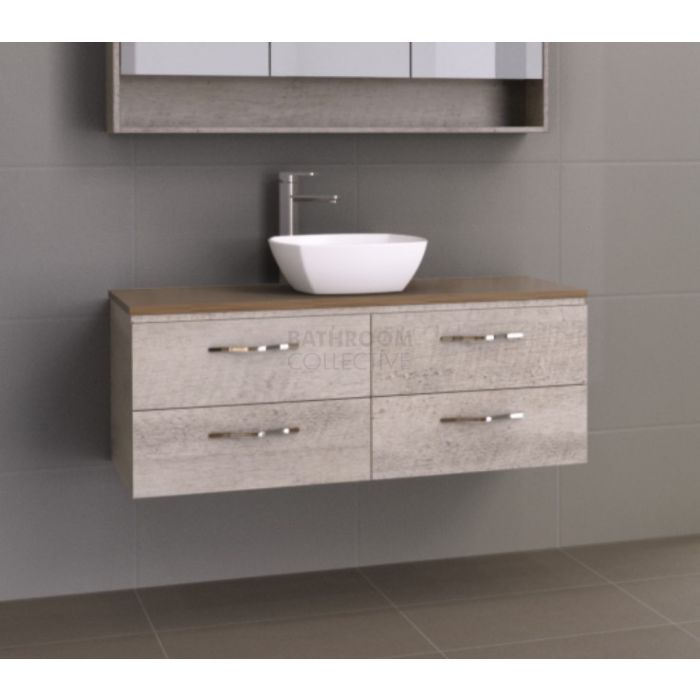 Timberline - Ashton 1200mm Wall Hung Vanity with Timber Top and Ceramic Basin
