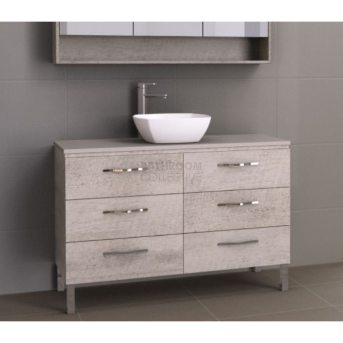 Timberline - Ashton 1200mm On Leg Vanity with Stone, Freestyle or Meganite Top and Ceramic Basin