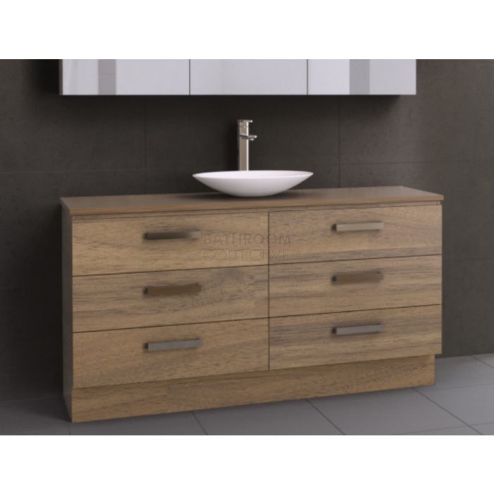 Timberline - Ashton 1500mm Floor Standing Vanity with Timber Top and Ceramic Basin
