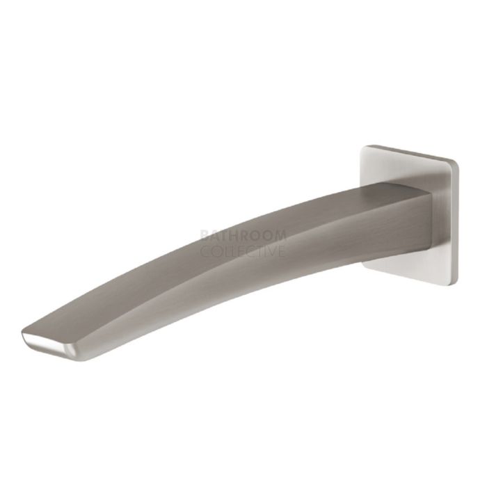 Phoenix Tapware - Rush Wall Basin Outlet 230mm Brushed Nickel