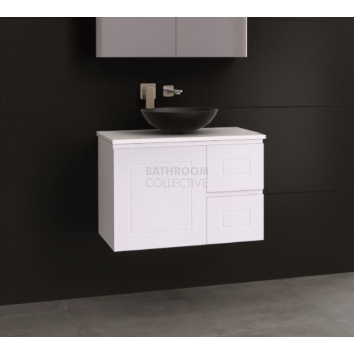 Timberline - Nevada Classic 750mm Wall Hung Vanity with 20mm Meganite Top and Ceramic Above Counter Basin