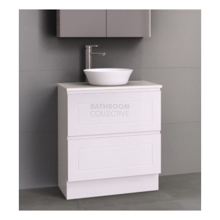Timberline - Nevada Plus Classic 750mm Floor Standing Vanity with 20mm Meganite Top and Ceramic Above Counter Basin