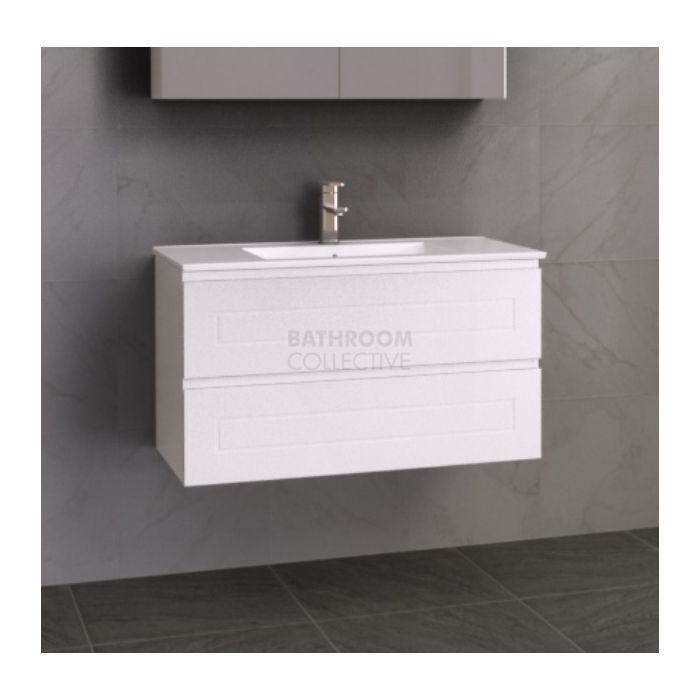 Timberline - Nevada Plus Classic 900mm Wall Hung Vanity with Ceramic Top