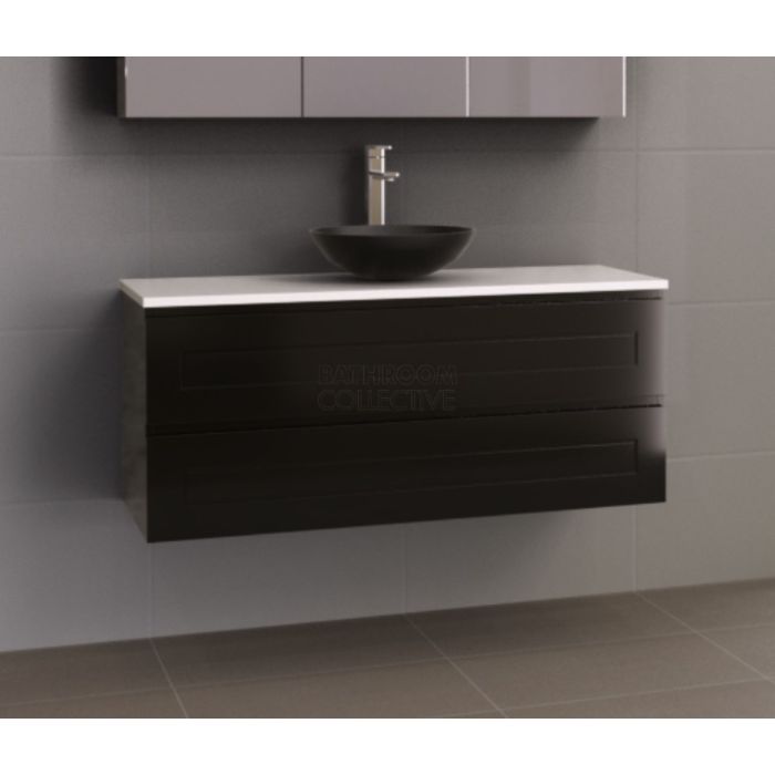 Timberline - Nevada Plus Classic 1200mm Wall Hung Vanity with 20mm Meganite Top and Ceramic Above Counter Basin