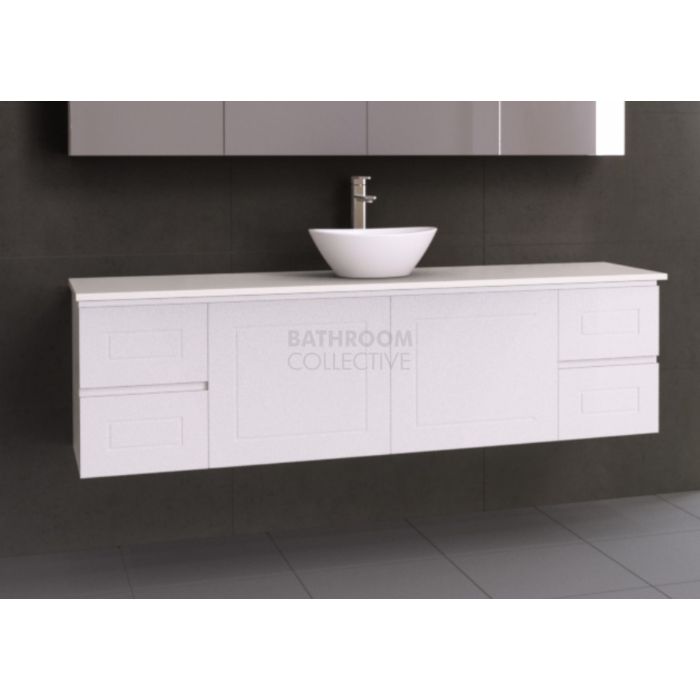 Timberline - Nevada Classic 1800mm Wall Hung Vanity with 20mm Meganite Top and Ceramic Above Counter Basin