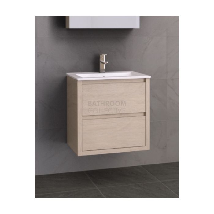 Timberline - Grange 600mm Wall Hung Vanity with Ceramic Top