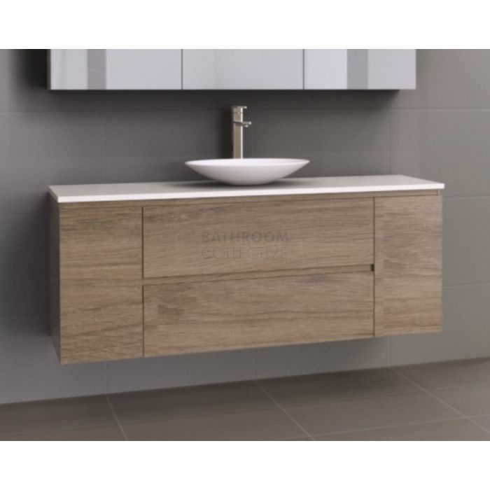 Timberline - Marshall 1500mm Wall Hung Vanity with 20mm Meganite Top and Ceramic Above Counter Basin