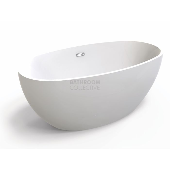 Collections - Pilato 1500mm White Freestanding Acrylic Bathtub