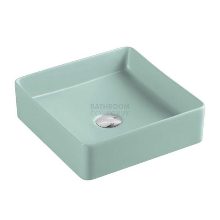 Collections - Etna 360mm Antique Green Counter Top Square Basin
