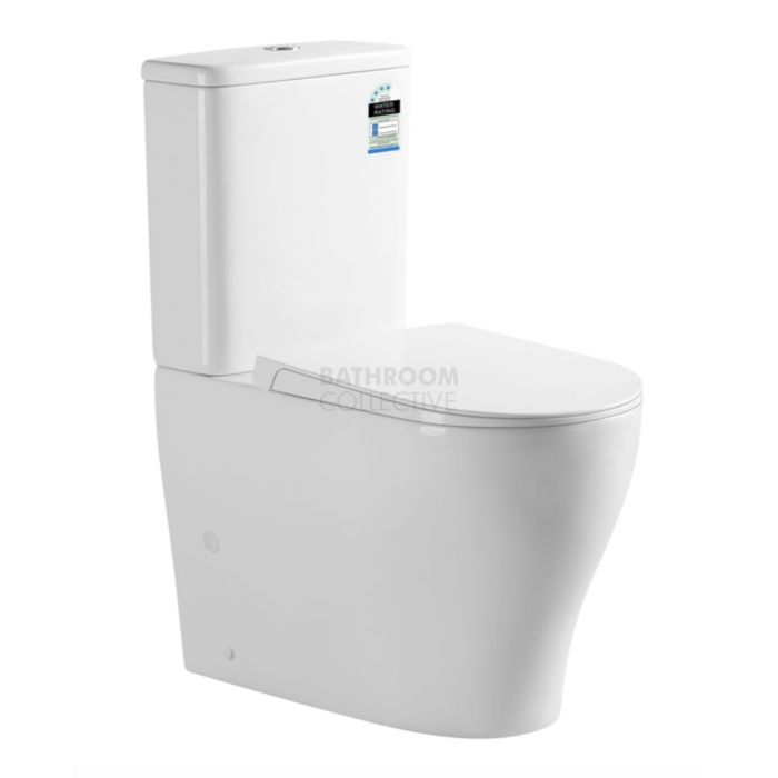Collections - Sena Back to Wall Rimless Toilet Suite (P & S Trap 120 - 250mm) 