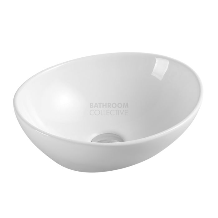 Collections - Boat 410mm White Oval Counter Top Basin 