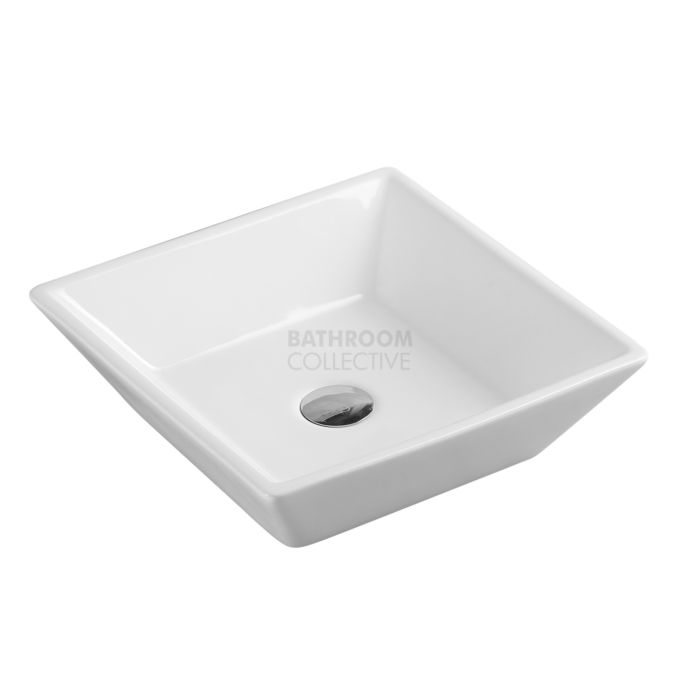 Collections - SQ 410mm White Square Counter Top Basin 