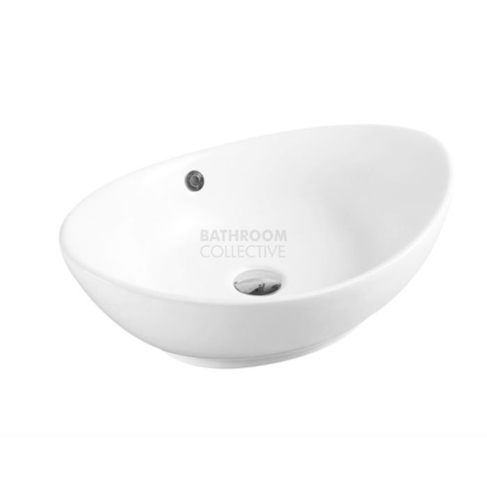 Collections - Boat 625mm White Oval Counter Top Basin 