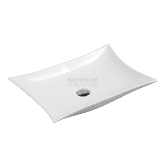 Collections - Lusso 580mm White Rectangular Counter Top Basin 