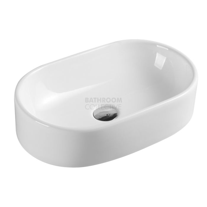 Collections - Evea 520mm White Round Counter Top Basin 