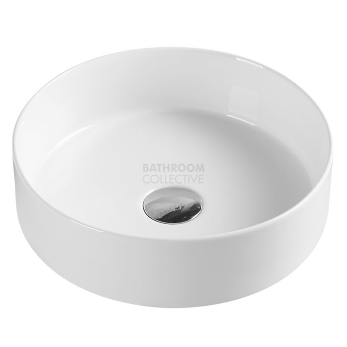 Collections - Spin 355mm White Round Counter Top Basin 