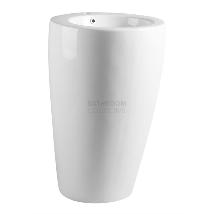 Collections - Zento 550mm Freestanding Oval Pedestal Basin 
