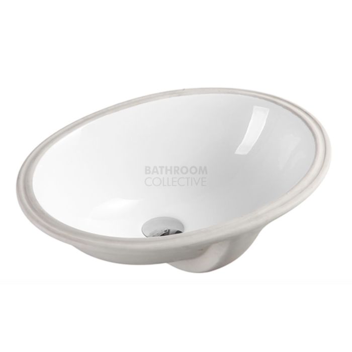 Collections - Nue 590mm White Undermount Oval Basin 