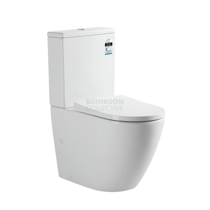 Collections - Hani Back to Wall Rimless Toilet Suite (P & S Trap 120 - 250mm) 