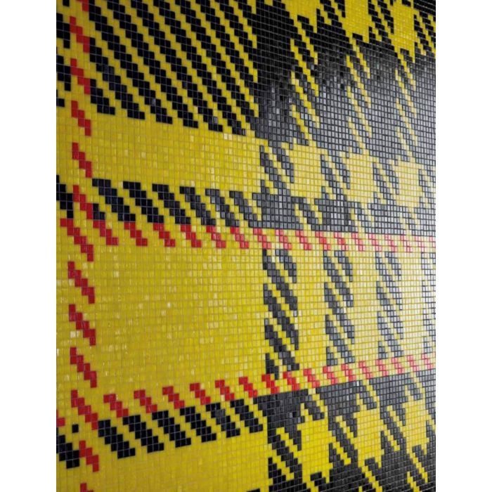 Bisazza - Timeless Albert Yellow Decorative Glass Mosaic Tiles, order unit 3.73m2