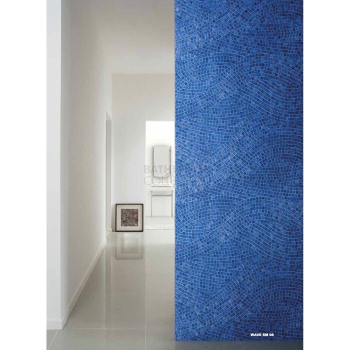 Bisazza - Modern Wave SM06 Decorative Glass Mosaic Tiles, order unit 1.0m2