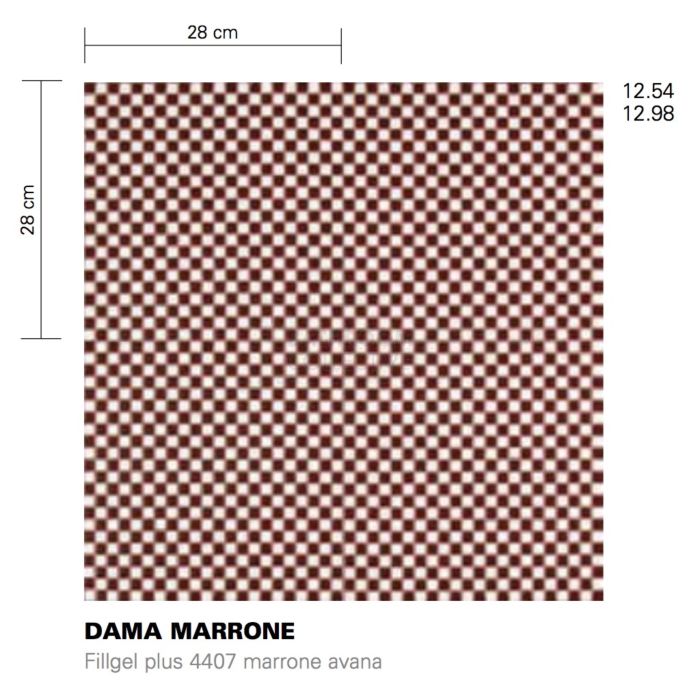 Bisazza - Flooring Dama Marrone Decorative Glass Mosaic Tile, order unit 1.17m2