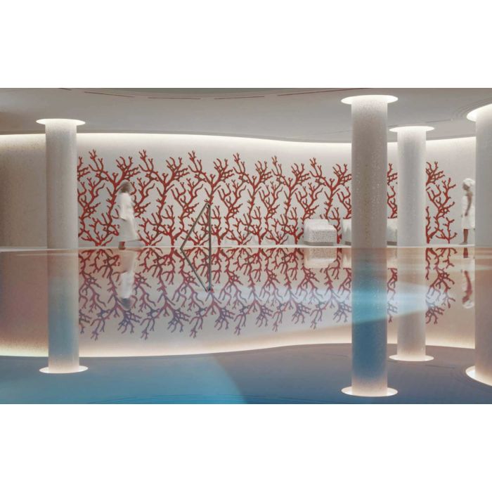 Bisazza - Modern Corallo Decorative Glass Mosaic Tiles, order unit 3.73m2