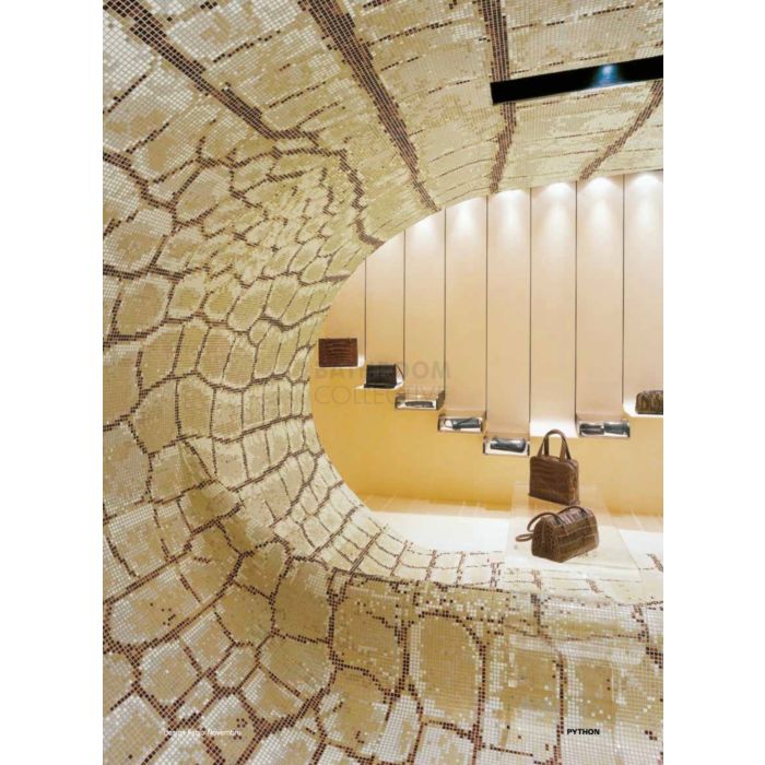 Bisazza - Flooring Python Decorative Glass Mosaic Tile, order unit 1.37m2