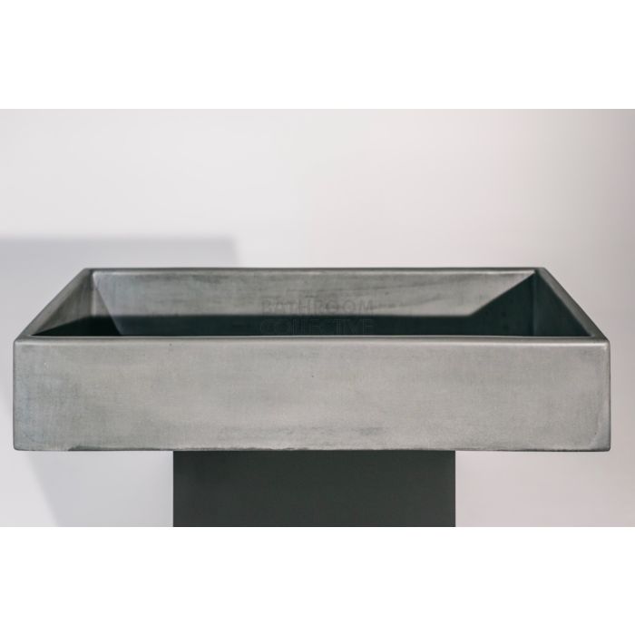 Noodco - The Trough Concrete Sink in Mid Tone Grey